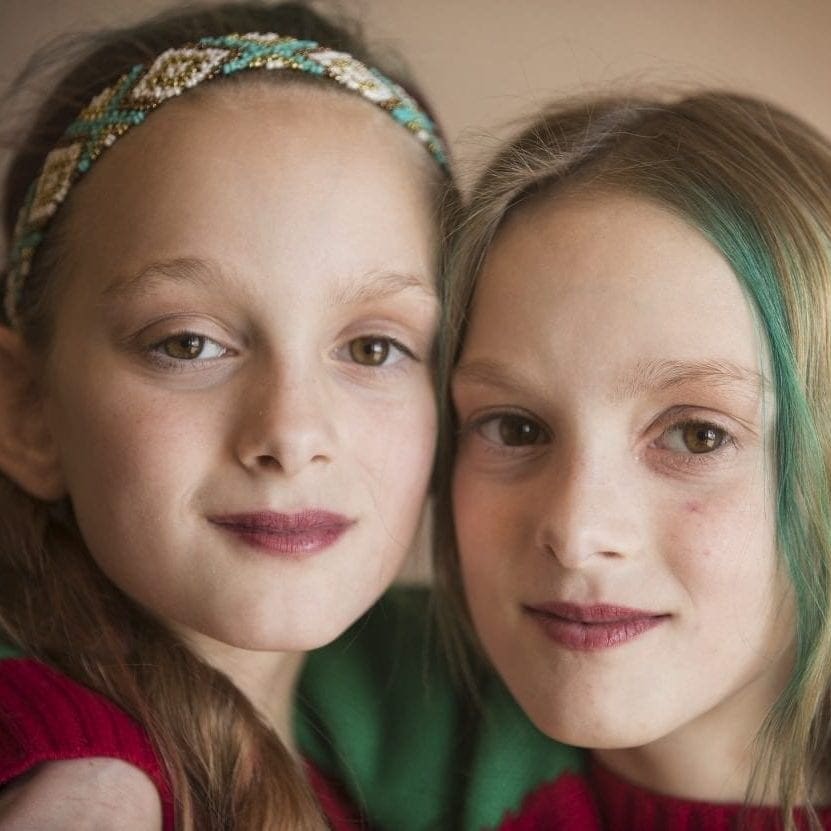 Conjoined twins Abigail and Brittany Hensel take in the 